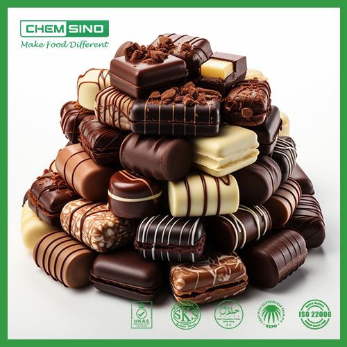Emulsifier Glycerol Monostearate E471 in Food Flake Form