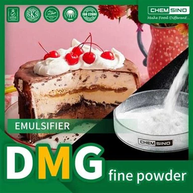 2 Bột mịn Monoglyceride DMG chưng cất từ 100-200lưới dùng cho kẹo Số CAS 123-94-4