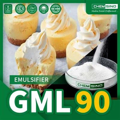 CAS 142-18-7 Chất nhũ hóa cấp thực phẩm E471 Gml 90 phần trăm Glycerol Monolaurate