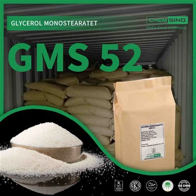 Nhà máy Trung Quốc Glycerol Monostearate 52 Bột Số CAS31566-31-1 GMS 52 Bột