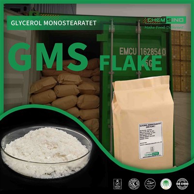 Chất nhũ hóa Glycerol Monostearate E471 ở dạng vảy thực phẩm