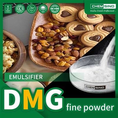 Nhà máy cung cấp Bột mịn Monoglyceride chưng cất Số CAS 123-94-4 Bột mịn DMG (từ 100-200lưới)