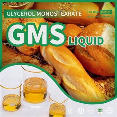 Mẫu miễn phí Số CAS 26545-74-4 Glycerol Monostearate GMS Liquid