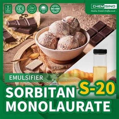 Phép thuật nhũ hóa: Sorbitan Esters Sorbitan Monolaurate (S-20) CAS NO.1338-29-2