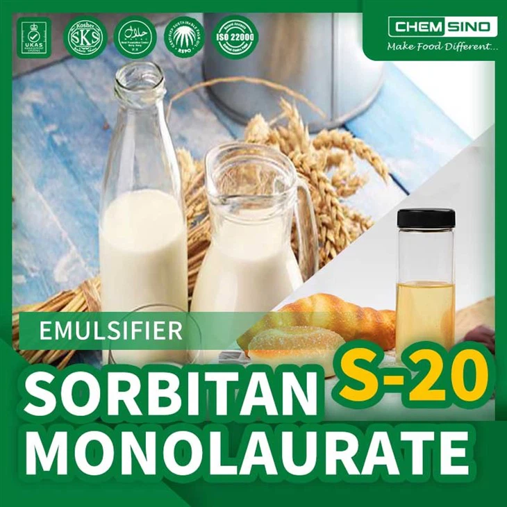 Nâng cao chức năng và hình thức của sản phẩm bằng Sorbitan Este Sorbitan Monolaurate (S-20) CAS NO.1338-29-2